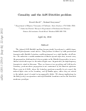 Cover page: Causality and the AdS Dirichlet problem