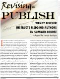 Cover page: Publish: Wendy Belcher Instructs Fledging Authors in Summer Course