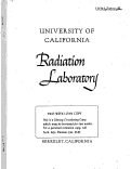 Cover page: CONVERSION ELECTRON SPECTRA OF Cm242 AND Cm244