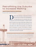Cover page: Retrofitting the Suburbs to Increase Walking