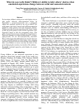 Cover page: What do you really think? Children’s ability to infer others’ desires whenemotional expressions change between social and nonsocial contexts