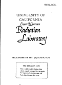 Cover page: MECHANISMS OF THE (a, pn) REACTION