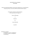 Cover page: Behavioral and Biological Markers of Sensory-Over-Responsivity in Youth With Early Caregiving Adversity: Associations With Social-Emotional Development