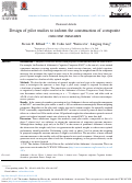 Cover page: Design of pilot studies to inform the construction of composite outcome measures