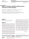 Cover page: Siglec-14 Enhances NLRP3-Inflammasome Activation in Macrophages