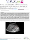 Cover page: Ovarian Juvenile Granulosa Cell Tumor Case Report