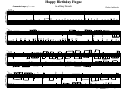 Cover page of Happy Birthday Fugue