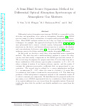 Cover page: A semi-blind source separation method for differential optical absorption spectroscopy of atmospheric gas mixtures