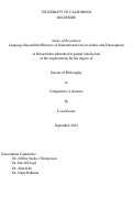 Cover page: States of Revolution Language Beyond the Rhetoric of International Law in Arabic and Francophone