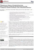 Cover page: Transmission Chains of Extended-Spectrum Beta-Lactamase-Producing Enterobacteriaceae at the Companion Animal Veterinary Clinic–Household Interface