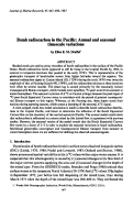 Cover page: Bomb radiocarbon in the Pacific: Annual and seasonal timescale variations