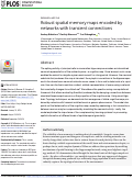 Cover page: Robust spatial memory maps encoded by networks with transient connections