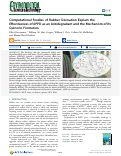 Cover page: Computational Studies of Rubber Ozonation Explain the Effectiveness of 6PPD as an Antidegradant and the Mechanism of Its Quinone Formation
