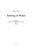 Cover page: Reining in Water