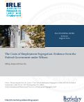 Cover page: The Costs of Employment Segregation: Evidence from the Federal Government under Wilson