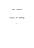 Cover page: Fantasia for Strings