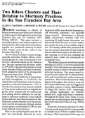 Cover page: Two Biface Clusters and Their Relation to Mortuary Practices in the San Francisco Bay Area