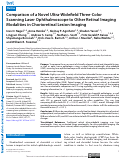 Cover page: Comparison of a Novel Ultra-Widefield Three-Color Scanning Laser Ophthalmoscope to Other Retinal Imaging Modalities in Chorioretinal Lesion Imaging