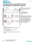 Cover page: AI-enabled in silico immunohistochemical characterization for Alzheimer's disease