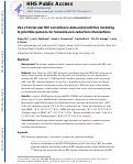 Cover page: Use of molecular HIV surveillance data and predictive modeling to prioritize persons for transmission-reduction interventions.