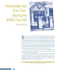 Cover page: Reconsider the Gas Tax: Paying for What You Get