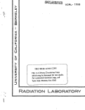 Cover page: SUMMARY OF THE WEEKLY RESEARCH PROGRESS MEETINGS OF JULY 3, 10 and 17, 1952