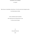 Cover page: Black Women’s Vulnerability to Heart Disease: Ultra-Processed Food Consumption and the Social Determinants of Health�