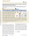 Cover page: Organic Matrix Derived from Host–Microbe Interplay Contributes to Pathological Renal Biomineralization