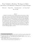 Cover page of From Visibility to Shadows: The Impact of Police Discretion on Prostitution in Response to Legal Changes