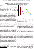 Cover page: Studies of the front end of a neutrino factory