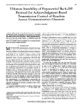 Cover page: Ultimate instability of exponential back-off protocol for acknowledgment-based transmission control of random access communication channels