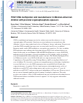 Cover page: PON1 DNA methylation and neurobehavior in Mexican-American children with prenatal organophosphate exposure