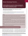 Cover page: Understanding the association between fatigue and neurocognitive functioning in patients with glioma: A cross-sectional multinational study