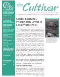 Cover page of The Cultivar newsletter, Fall/Winter 2005