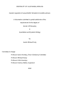 Cover page: Genetic regulation of sexual biofilm formation in Candida albicans