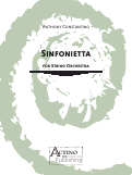 Cover page: Sinfonietta for String Orchestra