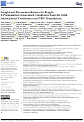 Cover page: Insight and Recommendations for Fragile X-Premutation-Associated Conditions from the Fifth International Conference on FMR1 Premutation.