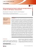 Cover page: Molecular dynamics-based multiscale damage initiation model for CNT/epoxy nanopolymers