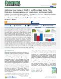 Cover page of California Case Study of Wildfires and Prescribed Burns: PM2.5 Emissions, Concentrations, and Implications for Human Health
