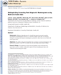 Cover page: Distinguishing Screening From Diagnostic Mammograms Using Medicare Claims Data