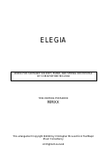 Cover page: Elegia