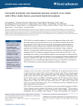 Cover page: Successful treatment and integrated genomic analysis of an infant with FIP1L1-RARA fusion-associated myeloid neoplasm