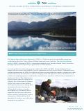 Cover page: Community Sampling for Ocean Acidification in Southcentral Alaska