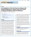 Cover page: 3-D Simulations of the San Francisco Estuary with Subgrid Bathymetry to Explore Long-Term Trends in Salinity Distribution and Fish Abundance