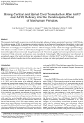 Cover page: Strong Cortical and Spinal Cord Transduction After AAV7 and AAV9 Delivery into the Cerebrospinal Fluid of Nonhuman Primates