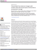 Cover page: Ground beef microbiome changes with antimicrobial decontamination interventions and product storage