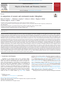 Cover page: A comparison of oceanic and continental mantle lithosphere