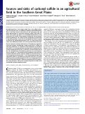 Cover page: Sources and sinks of carbonyl sulfide in an agricultural field in the Southern Great Plains