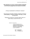 Cover page: Odor detection by humans of lineal aliphatic aldehydes and helional as gauged by dose-response functions