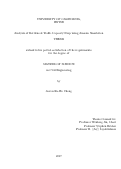 Cover page: Analysis of Bottleneck Traffic Capacity Drop using Aimsun Simulation